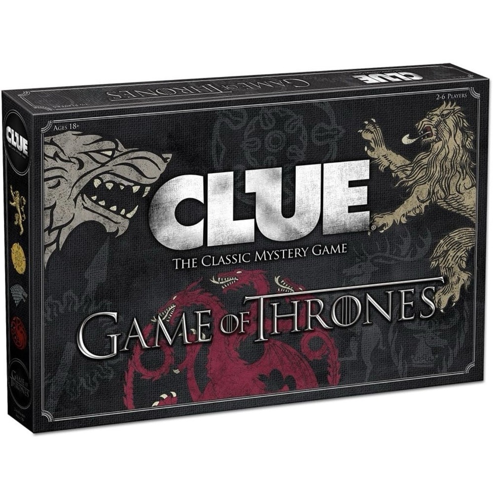 Clue Mystery Game: Game of Thrones Edition (2016) USAopoly 2 Settings Brand New